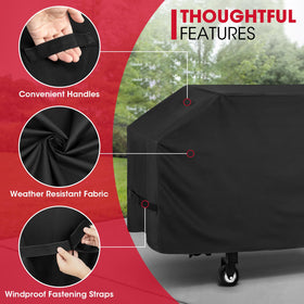Unicook griddle cover UV fade resistance keeps color through sun