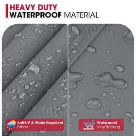 Unicook 75x24x44 inch cover demonstrating fit for large grills