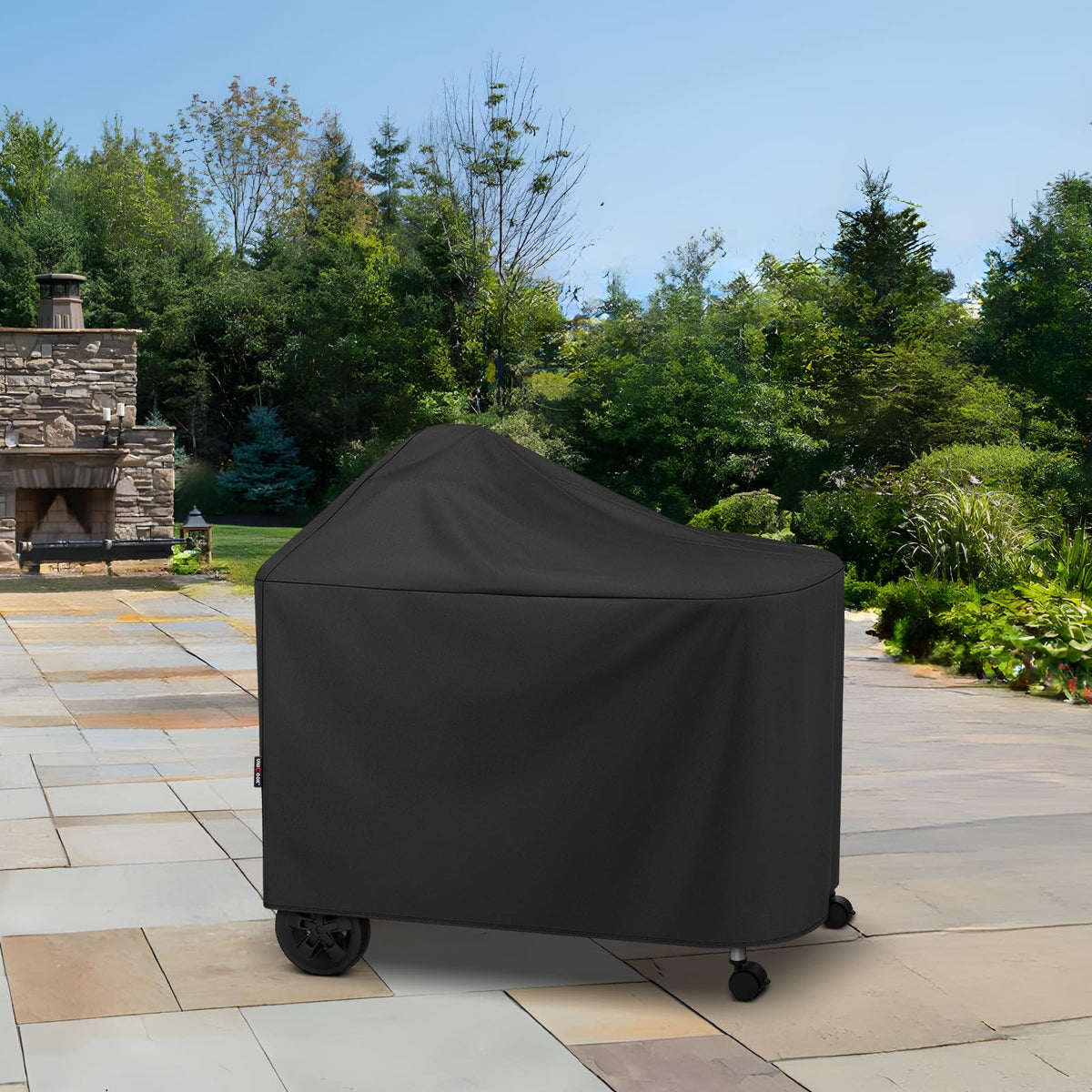 Unicook easy-clean grill cover; rinse and air dry after use.