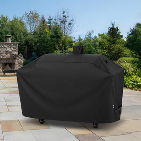 Unicook grill cover cleans with water and air-dries for simple maintenance.