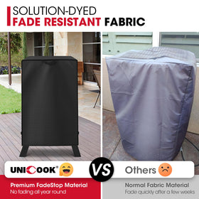Sturdy handles and windproof straps aid easy installation and secure fit