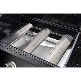 Smooth heat tent surface from Unicook makes cleaning easier after grilling.