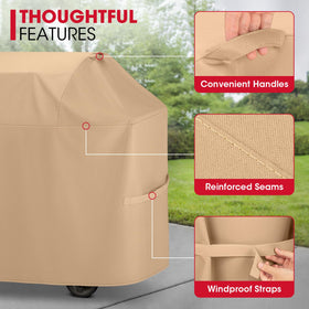 Unicook light brown shade hides dirt while staying cooler to touch