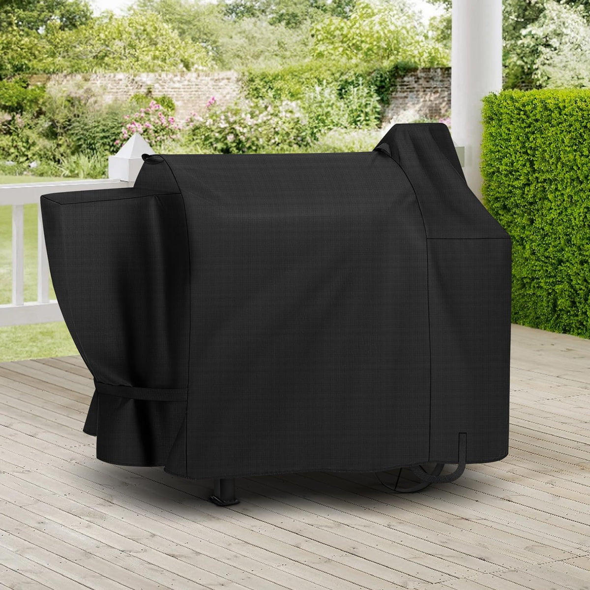 Easy on/off, storage-friendly design eases setup and cleanup with Unicook cover.