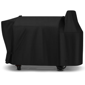 Unicook pellet grill cover for Pit Boss Austin XL shields from rain and sun with sturdy straps