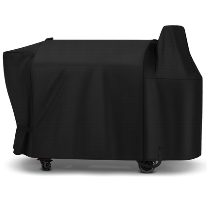 Unicook pellet grill cover for Pit Boss Austin XL shields from rain and sun with sturdy straps