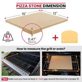 Unicook stone demonstrates even heat distribution for crisp crusts.