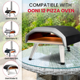 Unicook pizza stone shows porous structure that draws moisture for a crisp edge
