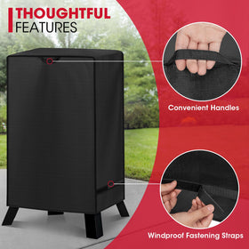 Soft polyester lining guards the smoker surfaces from scratches