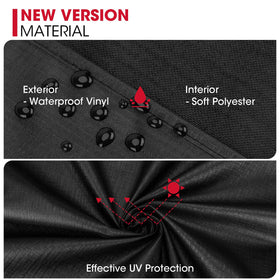 Unicook polyester lining protects grill surface while preventing scratches.