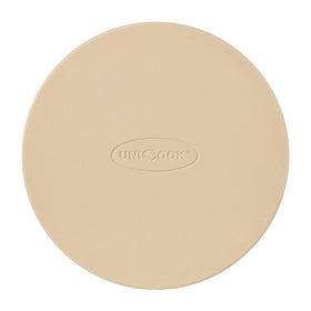 Unicook round pizza stone 12 inch in oven setup for even heat and crispy crust