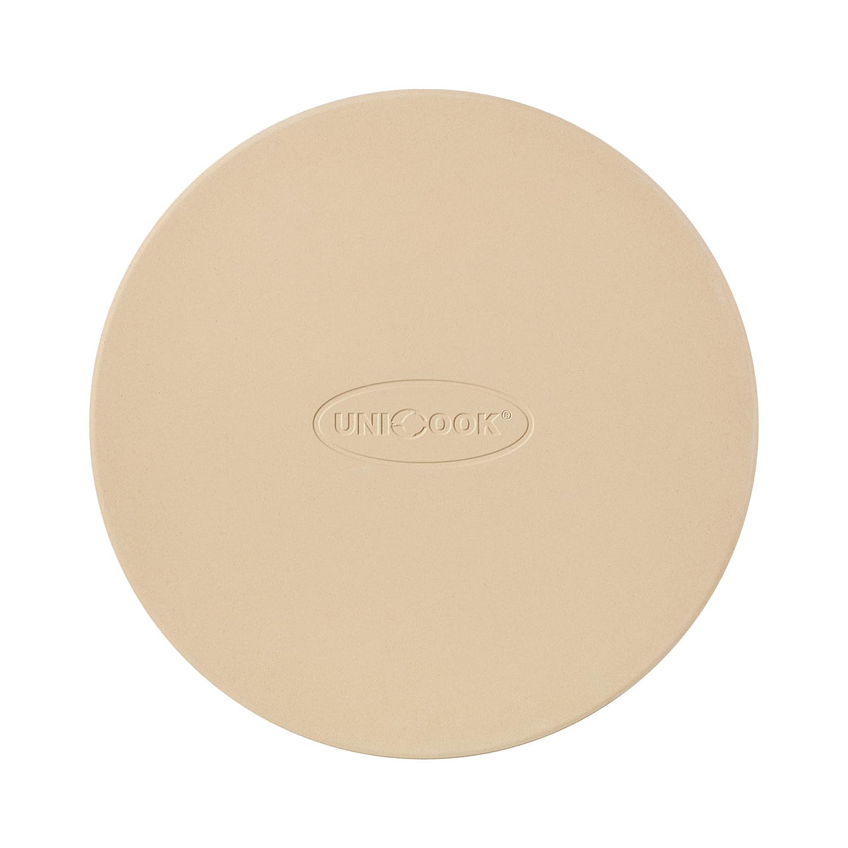 Unicook small pizza stone in oven showcasing even heat for crispy crust.