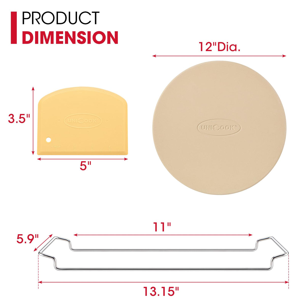Unicook stone cleaning is simple: hand wash with water only.