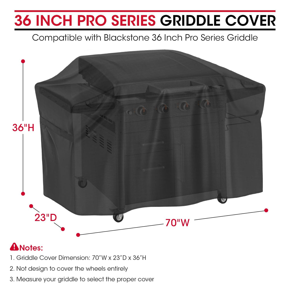 Close-up of Unicook waterproof textured vinyl shell on grill cover