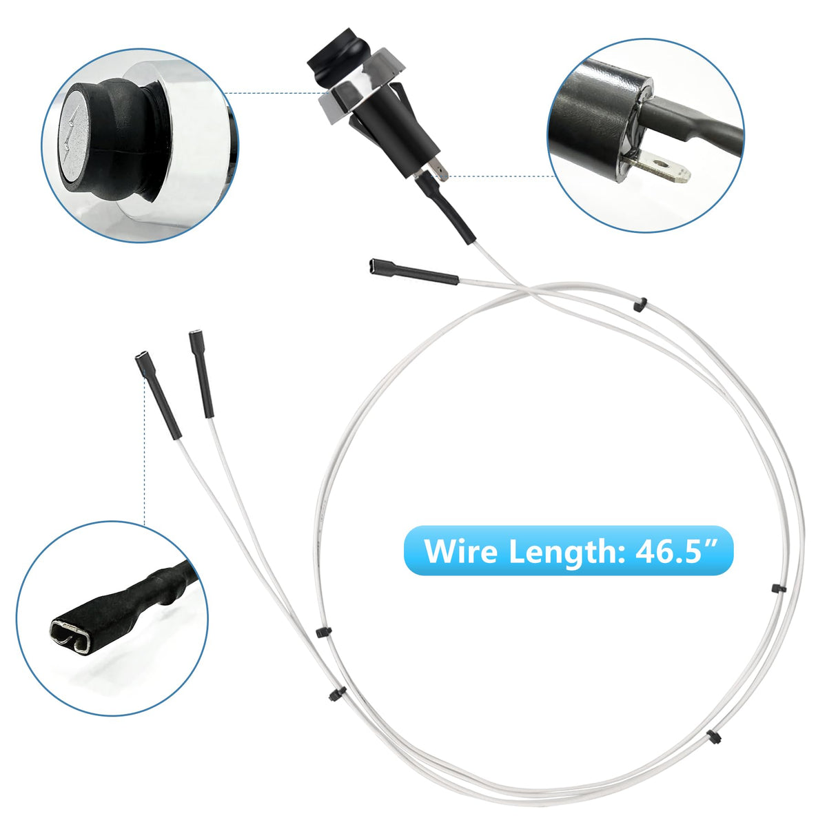 Unidanho 66354 kit includes a sturdy tube clamp for wiring security.
