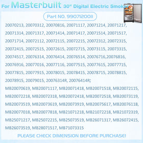 Unidanho 800W element compatible with Masterbuilt MB series for easy replacement