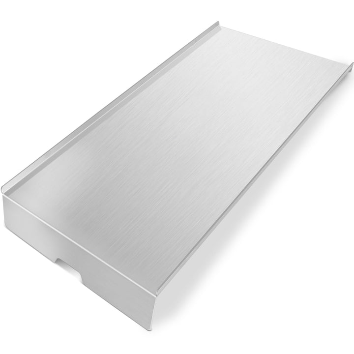 Unidanho grease drip pan heat baffle for Traeger Pro 34 promotes even heat distribution.