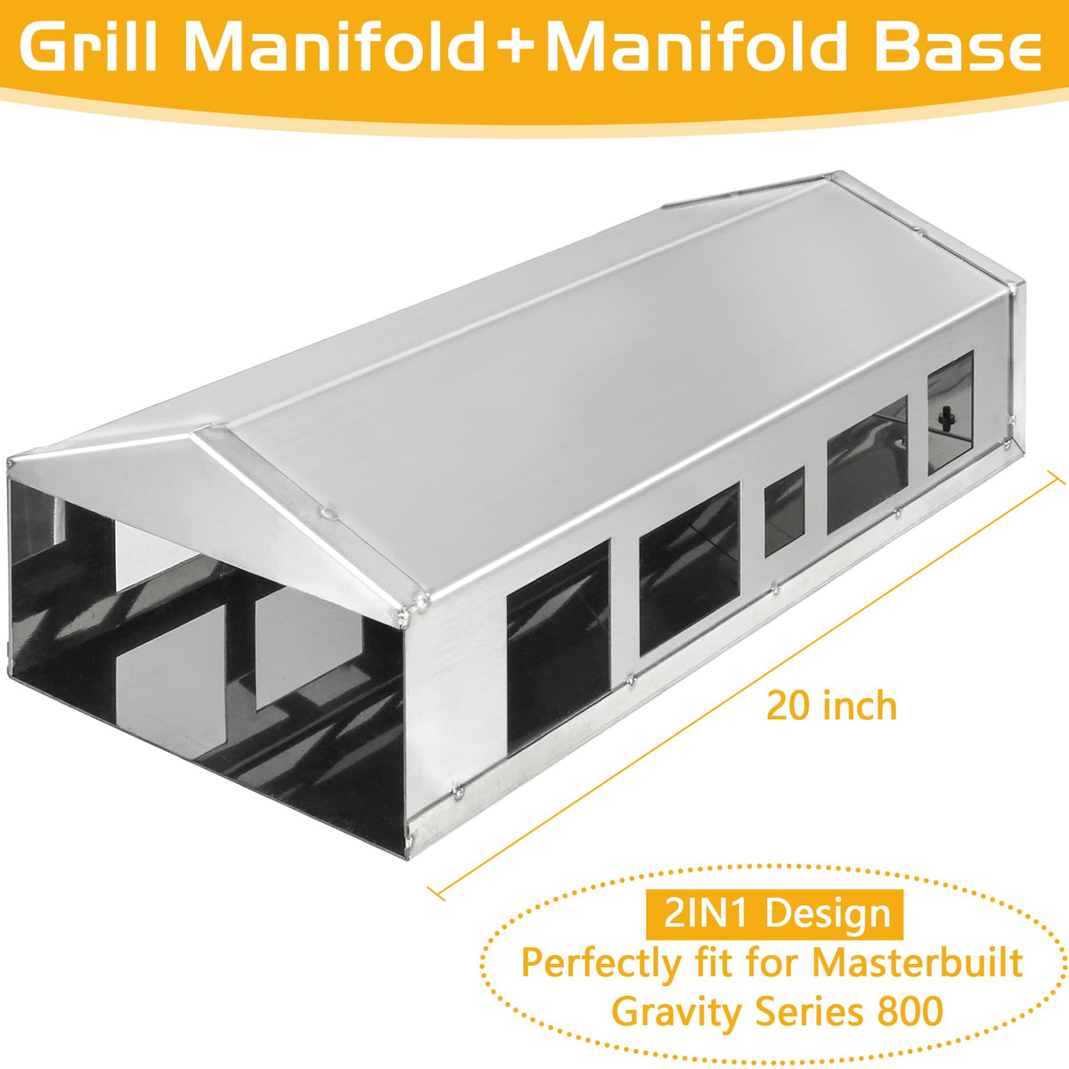Unidanho heat manifold kit helps eliminate hot and cold spots during cooking.