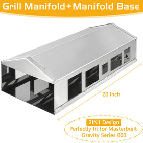 Unidanho heat manifold kit helps eliminate hot and cold spots during cooking.