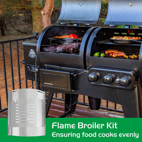 Unidanho heavy-duty stainless steel plate adds durability for Pit Boss 1230 grills.
