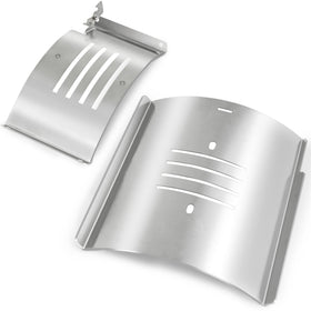 Unidanho flame broiler bottom plate for Pit Boss 150 series provides even heat.
