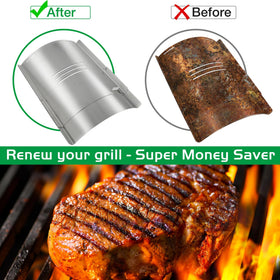 Unidanho stainless steel flame broiler delivers durable, long-lasting grill performance.