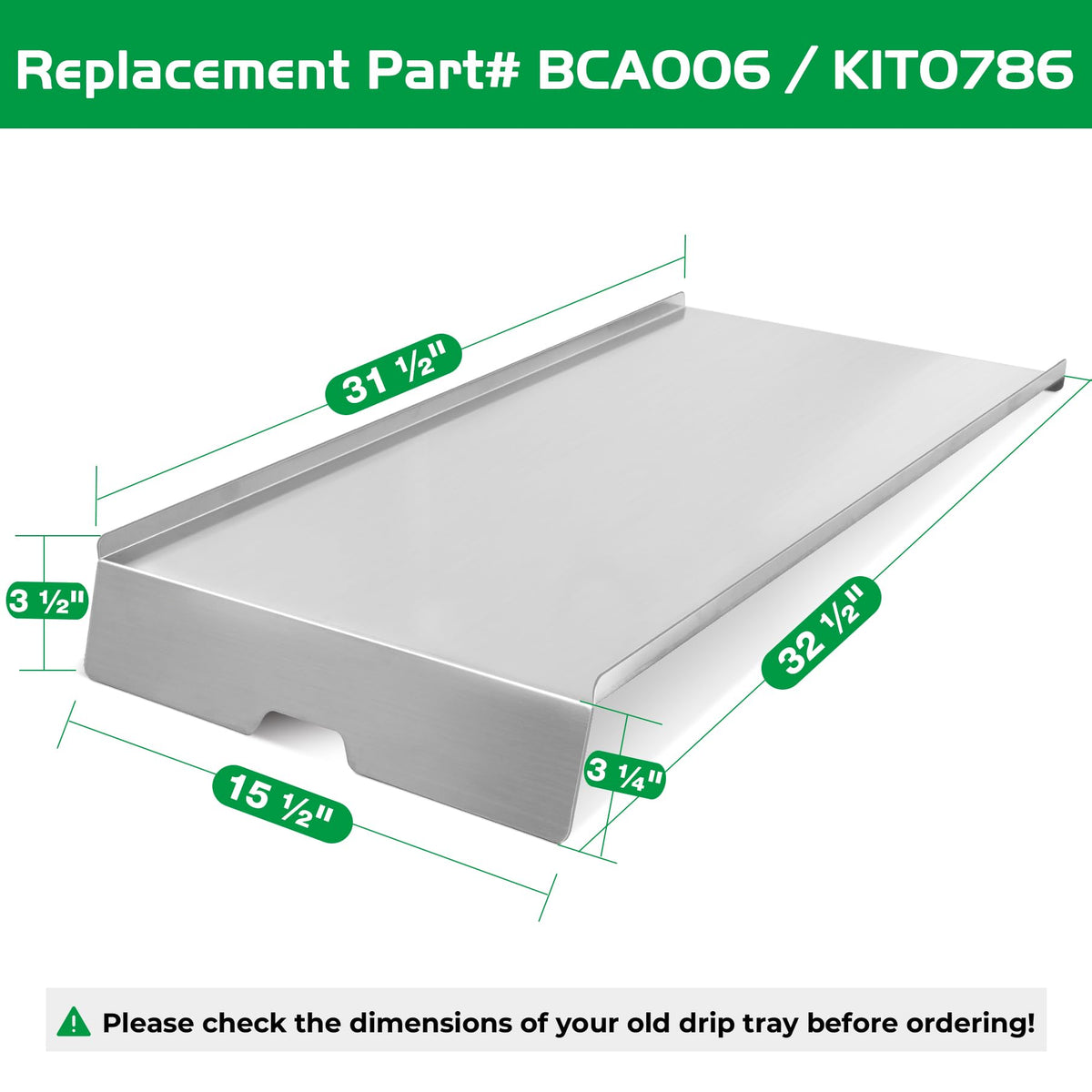 Unidanho stainless steel heat diffuser provides even heat across grates.