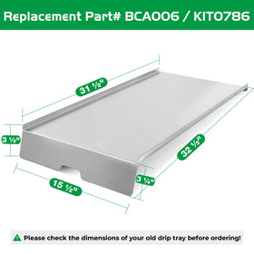 Unidanho stainless steel heat diffuser provides even heat across grates.