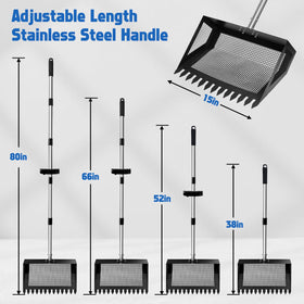 Unidevice extendable handle for adjustable reach and reduced back strain