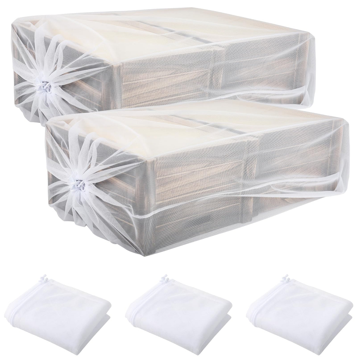 UNIFAMILY bee hive mesh transport bag 90x70 cm showing breathable design for hive transport