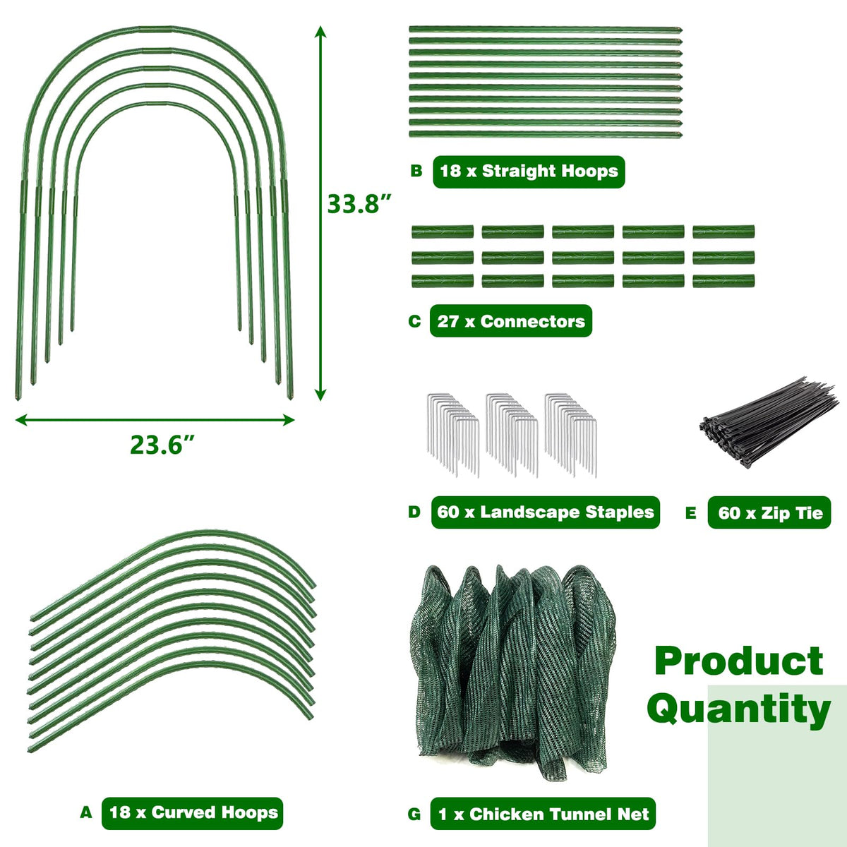 UNIFAMILY nylon net and metal frame detail for durability.