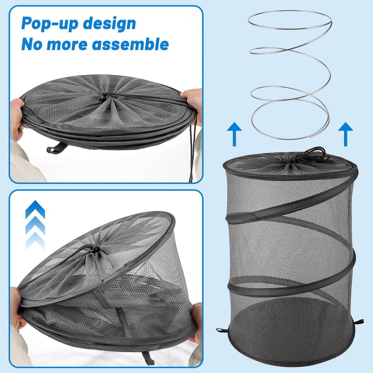 UNIFAMILY anti-clog design catches debris and prevents pump blockages.