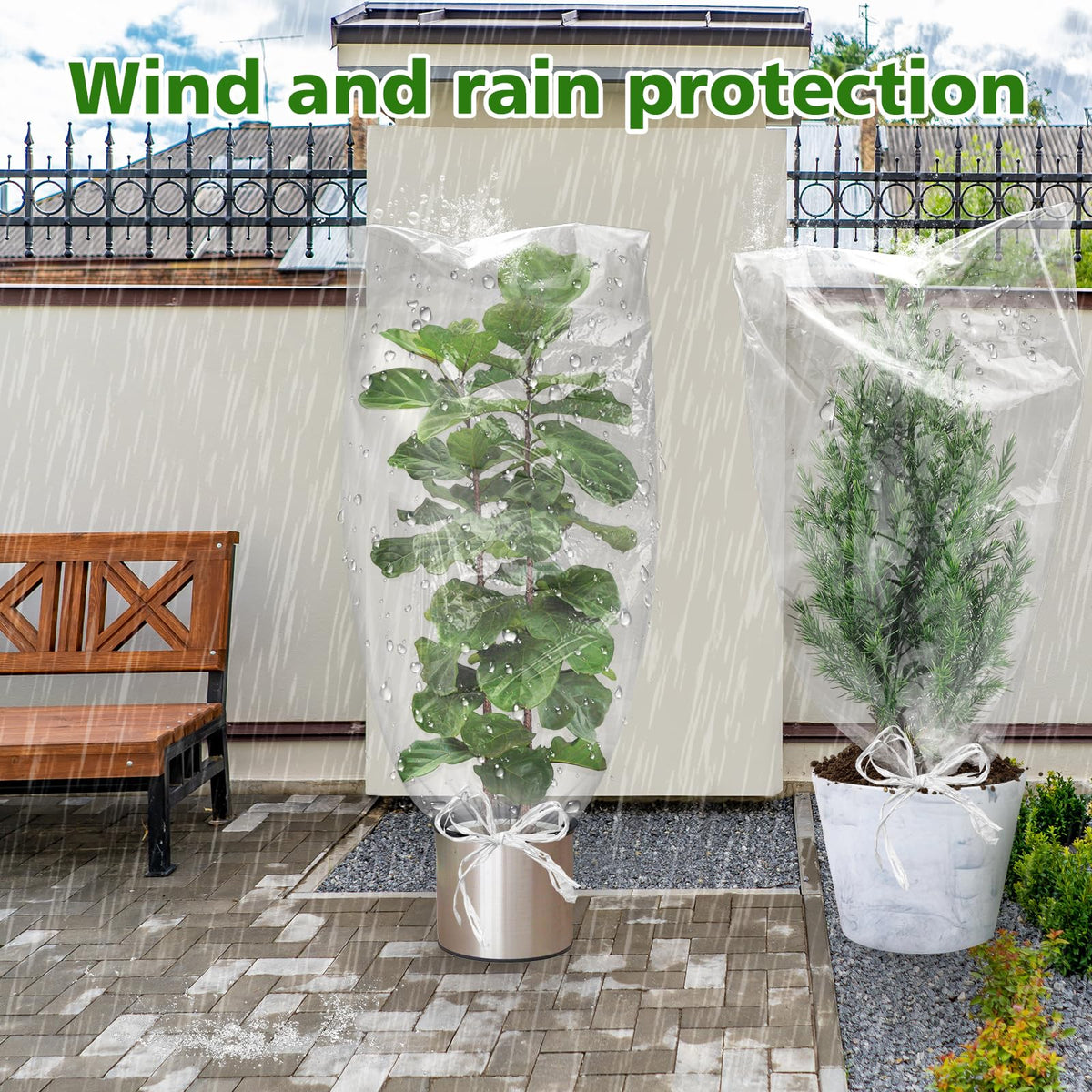 UNIFAMILY durable plastic material designed for outdoor winter use.
