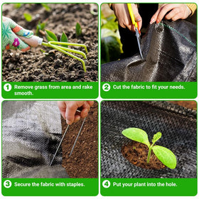 UNIFAMILY landscape fabric helps control moisture and temperature for healthier root zones.