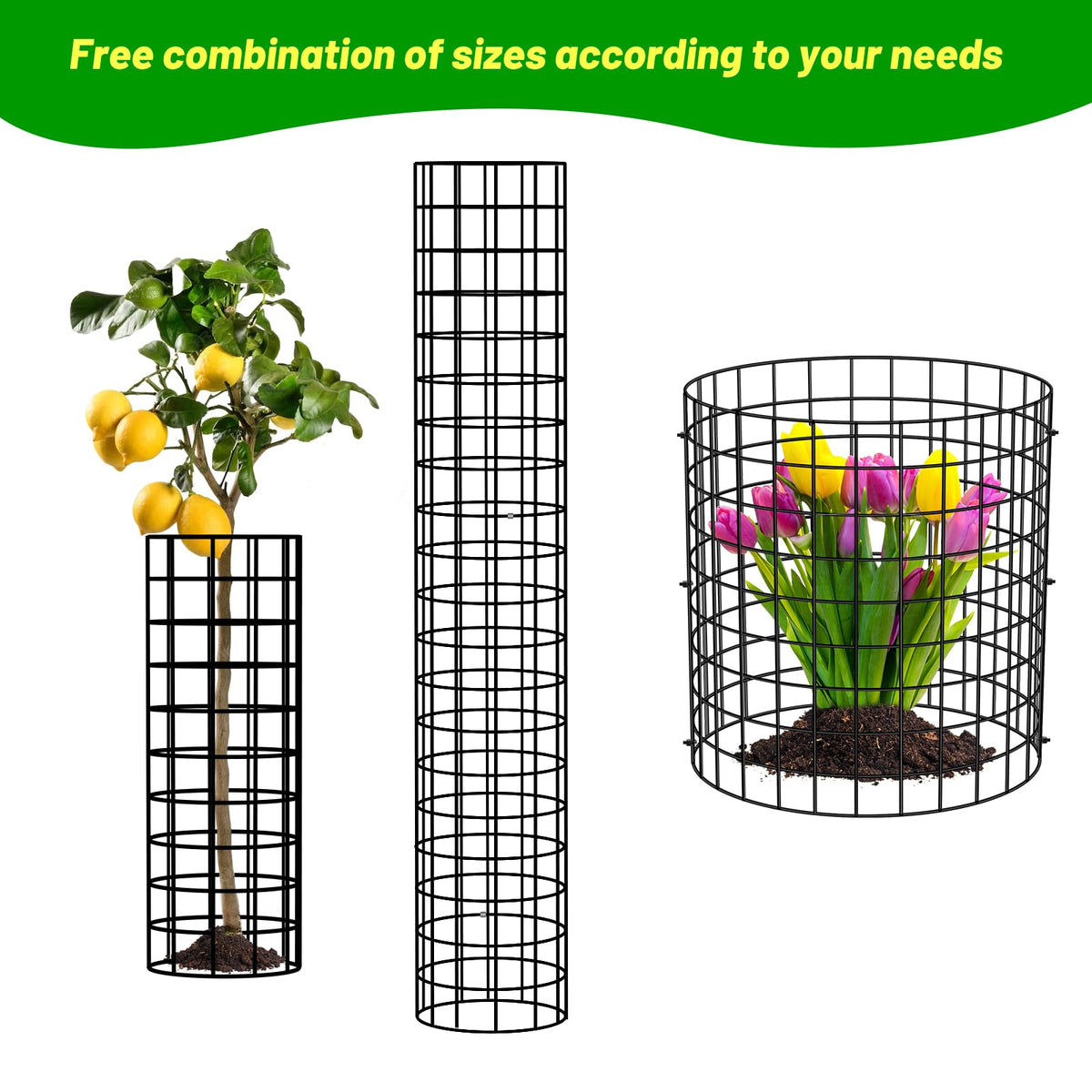 UNIFAMILY protective netting for vegetables ensures airflow and coverage.