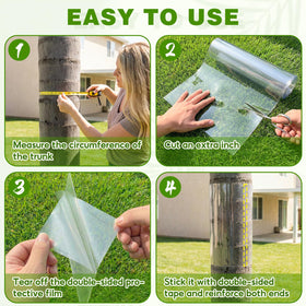 UNIFAMILY tree wrap helps keep roofs attic-access safe by deterring climbers.