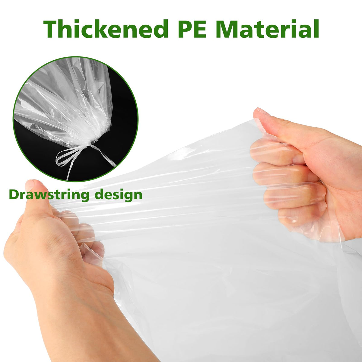 UNIFAMILY transparent design allows light through for plant growth.