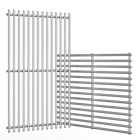Uniflasy 17-inch stainless steel grates fitted to Nexgrill, durable replacement.