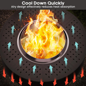 Uniflasy 360-degree safety barrier protects kids and pets near fire