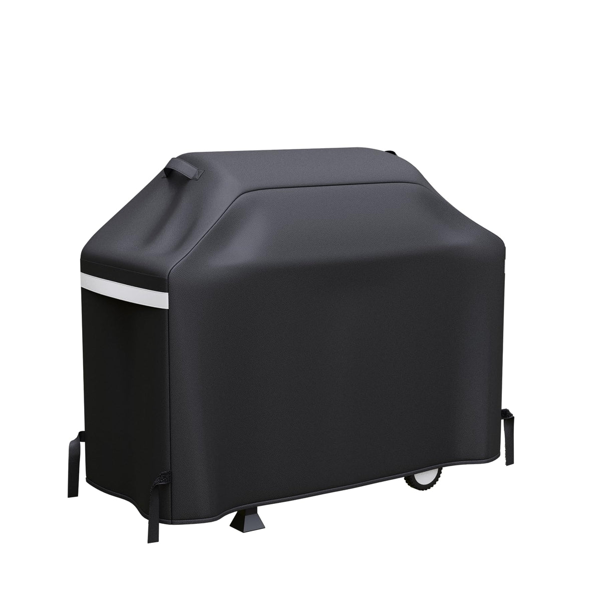 Uniflasy 55-inch grill cover front view protects against dust and weather