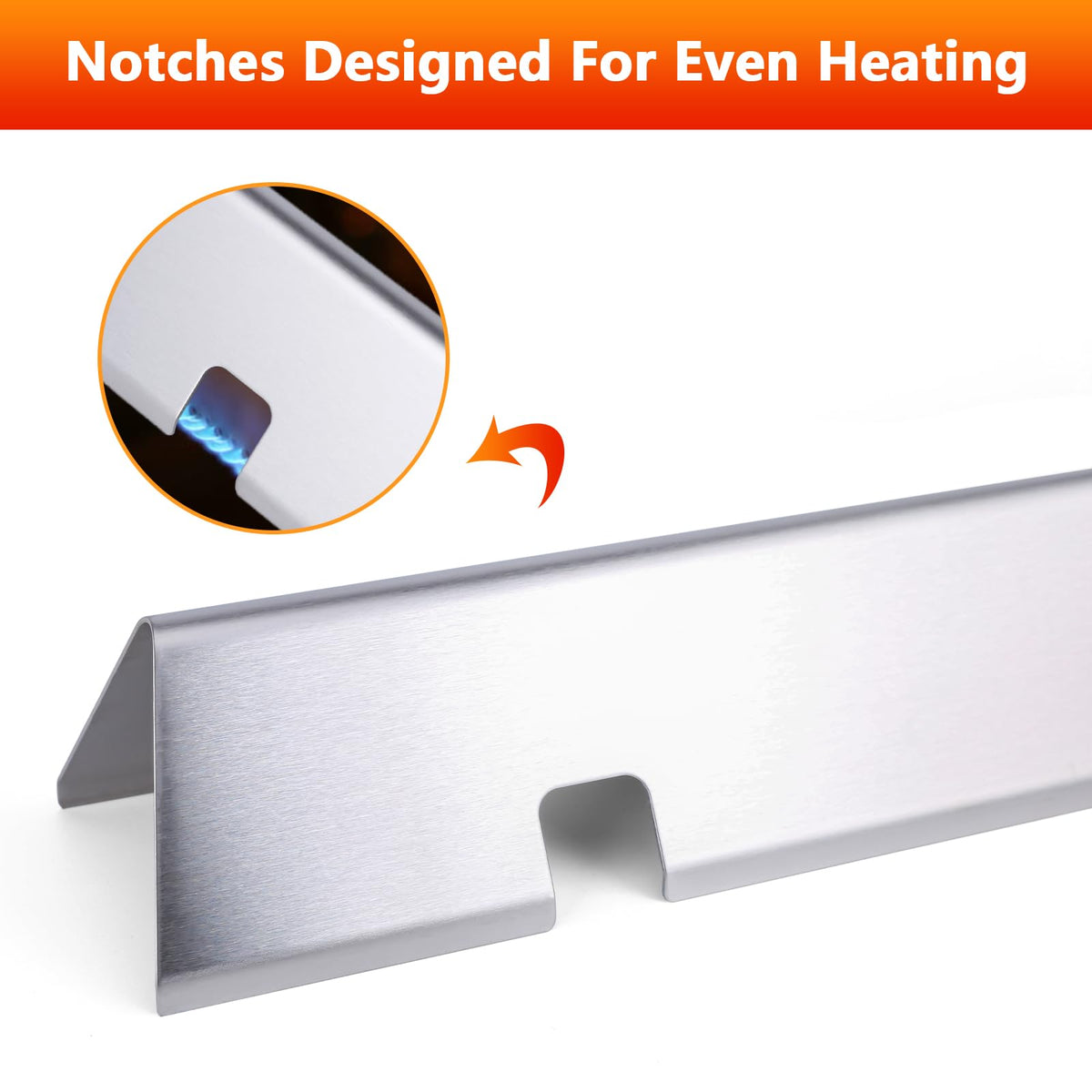 Uniflasy flavorizer bars measure 15.3 inches for Weber Spirit compatibility