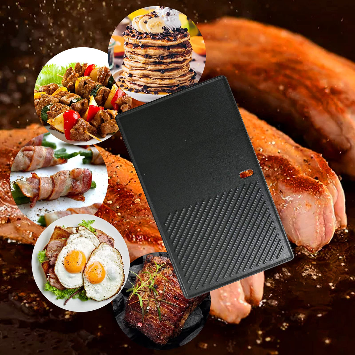 Uniflasy 7637 retains heat for consistent searing and browning