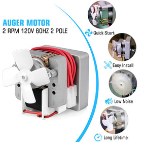 Uniflasy auger motor undergoing factory testing for durability and performance.