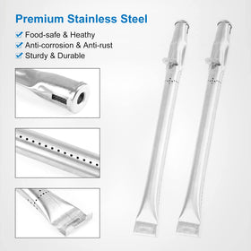 Uniflasy replacement burner delivers consistent gas flow for even cooking.