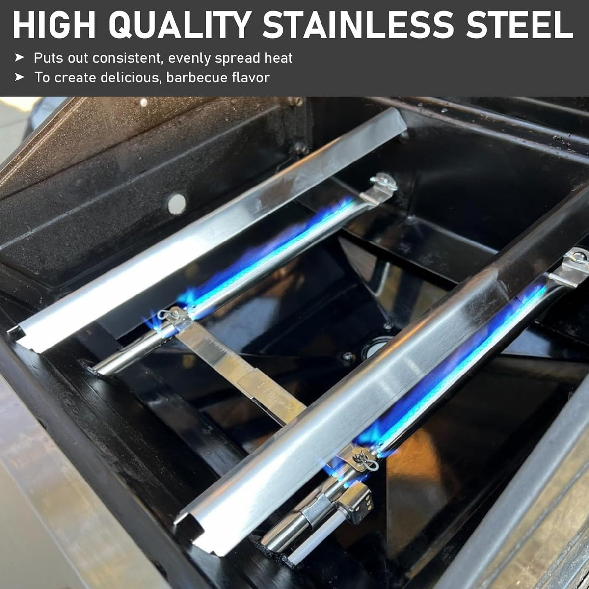 Uniflasy burner tubes and igniters ensure stable flame and reliable ignition