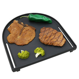 Uniflasy griddle for Coleman RoadTrip complements the setup for versatile cooking