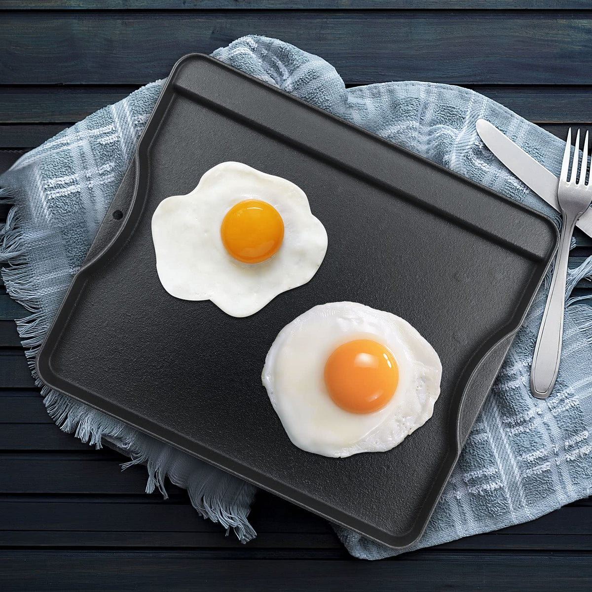Uniflasy cast iron griddle fits Camp Chef 14 and 16 inch models