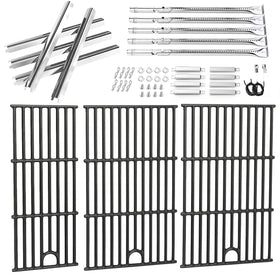 Uniflasy cast iron grates on Charbroil Performance 5 Burner deliver even heat and crisp sear
