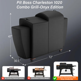 Uniflasy Charleston PB1020 cover 600D Oxford fabric for all-weather use.