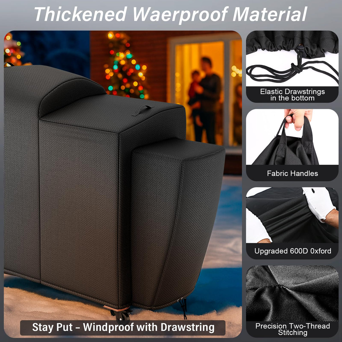 Uniflasy Charleston PB1020 cover provides year-round protection against rain and sun.